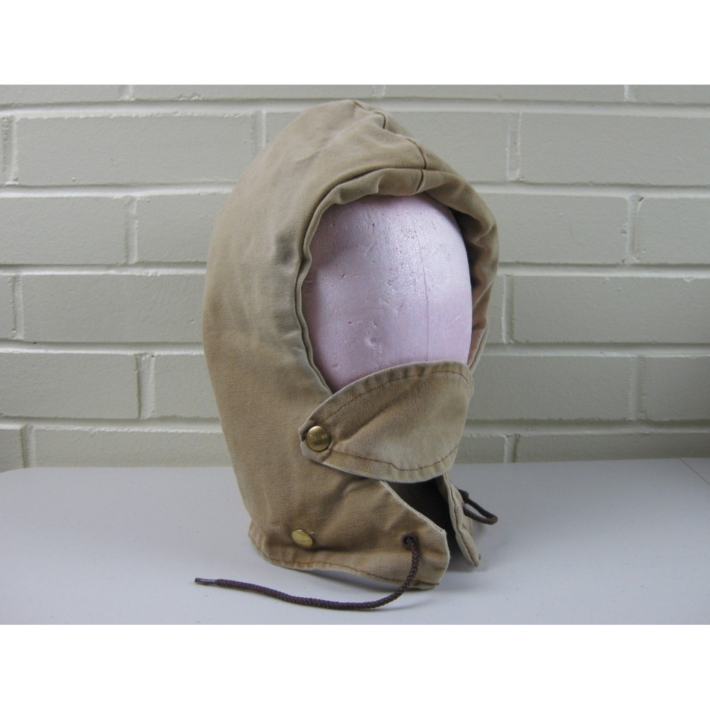 Vintage 90s Carhartt 6QLH Brown Duck Canvas Arctic Insulated Hood Workwear USA